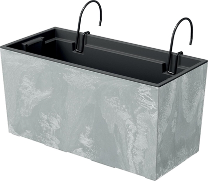 Изображение Prosperplast Doniczka z hakami Urbi Case Beton Effect DUC400EW beton
