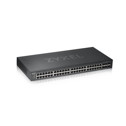 Attēls no Zyxel GS1920-48V2 Managed Gigabit Ethernet (10/100/1000) Black