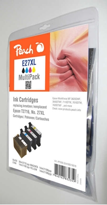 Picture of Peach 319078 ink cartridge 4 pc(s) Black, Cyan, Magenta, Yellow