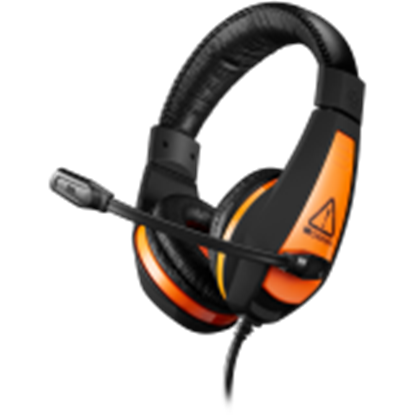 Attēls no Canyon Gaming headset 3.5mm jack with adjustable microphone and volume control Black Orange
