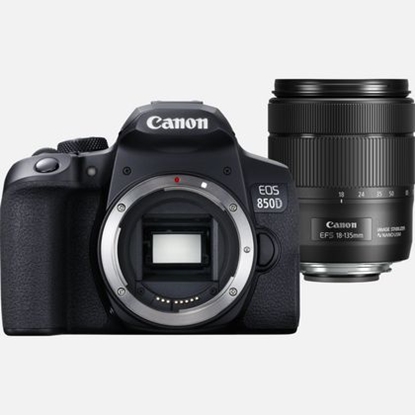 Attēls no Canon EOS 850D SLR Camera Kit 24.1 MP CMOS 6000 x 4000 pixels Black