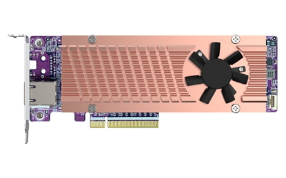 Attēls no QNAP Card QM2 interface cards/adapter Internal PCIe, RJ-45
