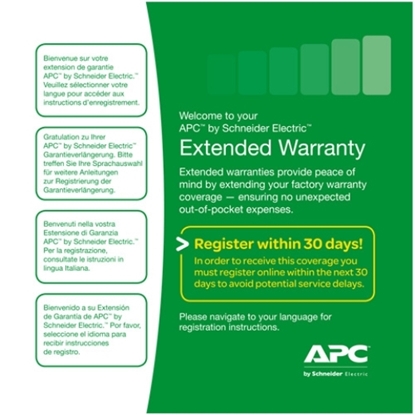 Attēls no APC WEXTWAR1YR-SE-03 warranty/support extension