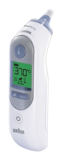 Picture of Braun ThermoScan 7 Remote sensing White Ear