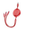 Изображение CABLE USB TO 3IN1 1.2M/RED CAMLT-JH09 BASEUS
