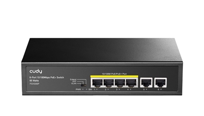 Picture of Cudy FS1006P 6-Port 10/100M PoE+ Switch 60W