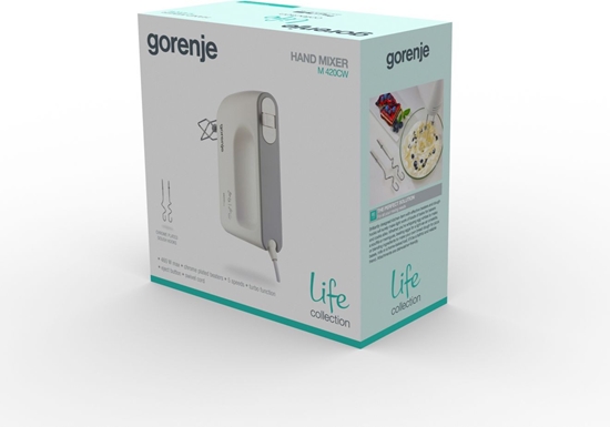 Picture of Gorenje | M420CW | Mixer | Hand Mixer | 450 W | Number of speeds 5 | Turbo mode | White