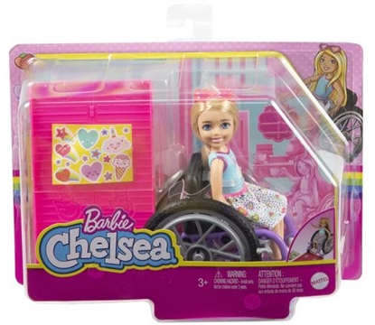 Attēls no Barbie Chelsea Wheelchair Doll