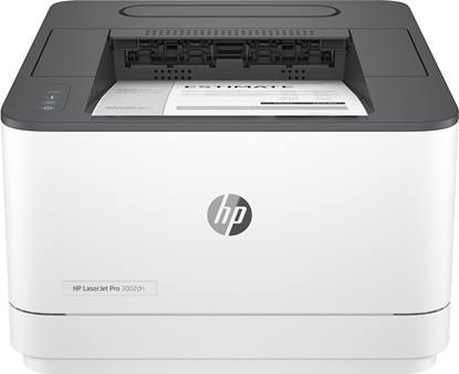 Изображение HP LaserJet Pro 3002dn Printer, Black and white, Printer for Small medium business, Print, Wireless; Print from phone or tablet; Two-sided printing