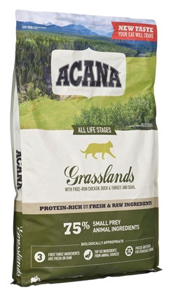 Изображение ACANA Grasslands Cat - dry cat food - 4,5 kg
