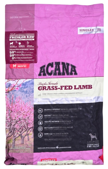 Picture of ACANA Singles Grass-Fed Lamb - dry dog food - 6 kg