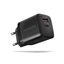 Изображение MOBILE CHARGER WALL USB 30W/2PORT BLACK ACU-PQ30 AXAGON