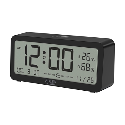 Picture of Adler Alarm Clock AD 1195b Black, Alarm function