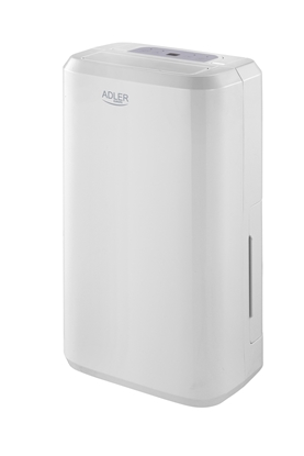 Attēls no Adler | Compressor Air Dehumidifier | AD 7861 | Power 280 W | Suitable for rooms up to 60 m³ | Suitable for rooms up to  m² | Water tank capacity 2 L | White