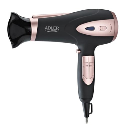 Attēls no Adler | Hair Dryer | AD 2248 | 2400 W | Number of temperature settings 3 | Ionic function | Diffuser nozzle | White