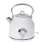 Attēls no Adler | Kettle with a Thermomete | AD 1346w | Electric | 2200 W | 1.7 L | Stainless steel | 360° rotational base | White