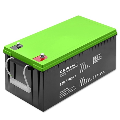 Picture of QOLTEC 53083 Gel Battery 12V 200Ah