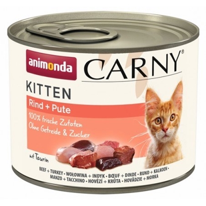 Изображение ANIMONDA Carny Kitten Beef with turkey - wet cat food - 200g
