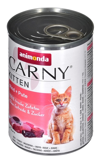 Изображение ANIMONDA Carny Kitten Beef Turkey - wet cat food - 400 g
