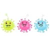Изображение Antistresa bumbiņa Vīruss 7.7cm mix krāsas