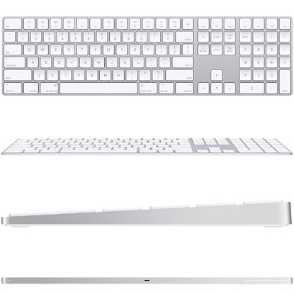 Attēls no Apple Magic Keyboard with Numeric Keypad White (lietots, stāvoklis B)