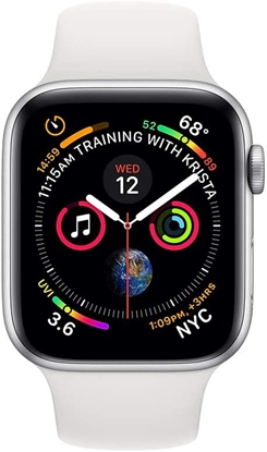 Изображение Apple Watch Series 4 44mm Aluminium GPS Silver (lietots, stāvoklis B)