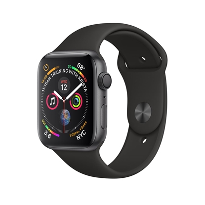 Изображение Apple Watch Series 4 44mm Aluminium GPS Space Gray (lietots, stāvoklis C)