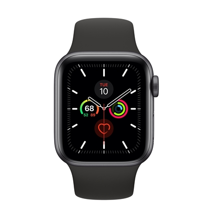 Изображение Apple Watch Series 5 44mm Aluminium GPS Space Gray (lietots, stāvoklis B)