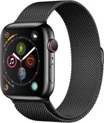 Picture of Apple Watch Series 5 44mm Stainless steel GPS+Cellular Space Black (lietots, stāvoklis A)