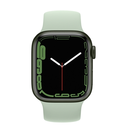 Изображение Apple Watch Series 7 41mm Aluminium GPS+Cellular Green (lietots, stāvoklis B)