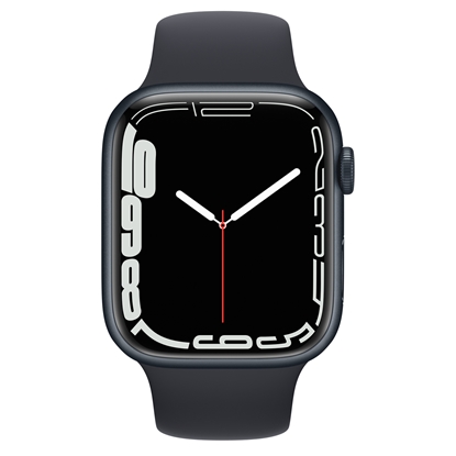 Picture of Apple Watch Series 7 45mm Aluminium GPS Midnight (lietots, stāvoklis B)