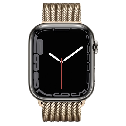 Picture of Apple Watch Series 7 45mm Stainless steel GPS+Cellular Graphite (lietots, stāvoklis A)