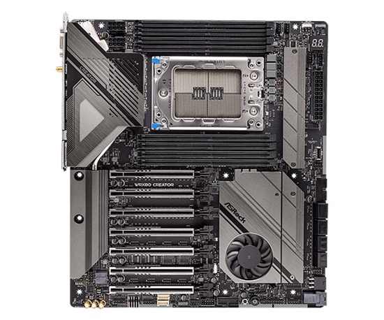 Picture of Asrock WRX 80 CREATOR AMD WRX80 Socket sWRX8 Extended ATX