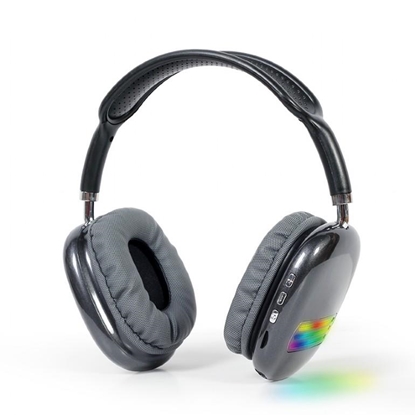 Picture of Austiņas Gembird Bluetooth Stereo Headset with LED Light Effect Black
