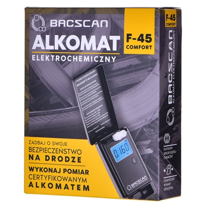 Picture of BACscan F-45 alcohol tester 0 - 4% Black