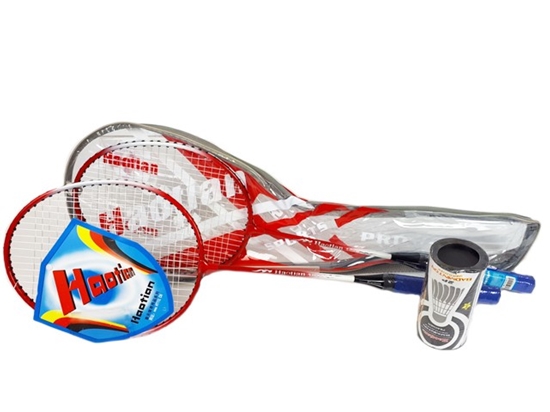Изображение Badminton zestaw plus lotki w pokrowcu