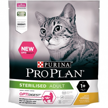 Изображение Barība kaķiem Pro Plan Sterilised Digest (vista) 400g 1-7g