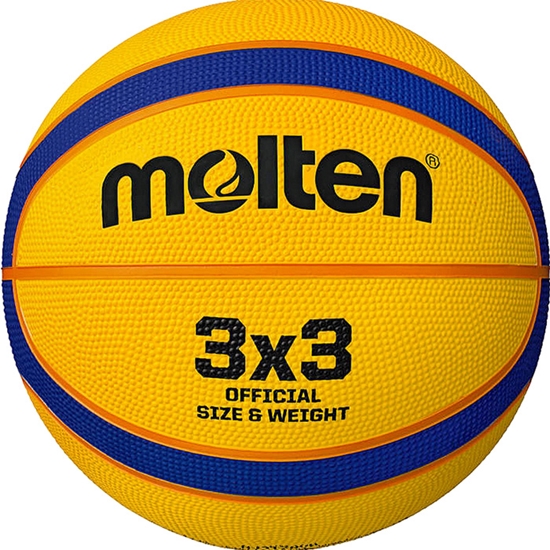 Изображение Basketbola bumba Molten B3342000 gumijas, outdor 3x3