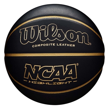 Изображение Basketbola bumba Wilson NCAA Highlight Gold Premium
