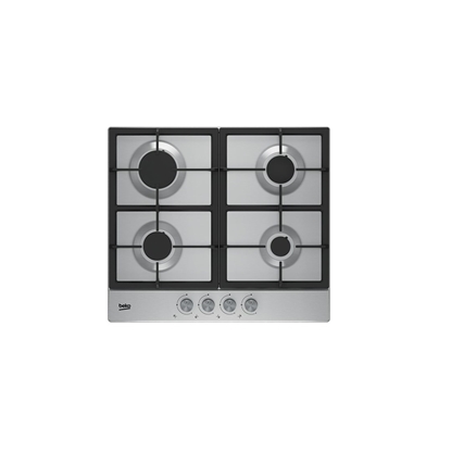 Picture of Beko HIAG 64225 SX hob Stainless steel Built-in Gas 4 zone(s)