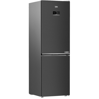 Picture of BEKO Refrigerator B5RCNA366LXBRW, height 186.5cm, Energy class C, NeoFrost, HarvestFresh, AeroFlow, Inverter motor, Dark Inox