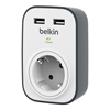 Изображение Belkin SurgeCube with 2 x 2.4A Shared USB Charging     BSV103vf