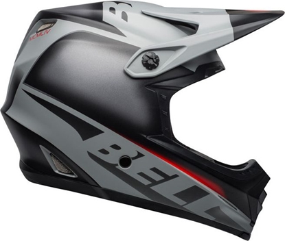 Attēls no Bell Kask full face FULL-9 FUSION MIPS matte gloss black gray crimson r. XS (51-53 cm)