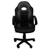 Изображение Biroja krēsls LUKA 54.5x57xH85-95cm melns/pelēks