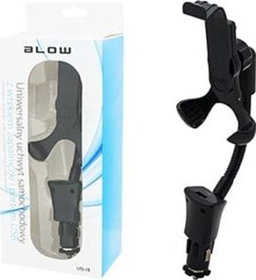 Изображение Blow Uchwyt uniwersalny samochodowy Blow US-13 z adowark USB
