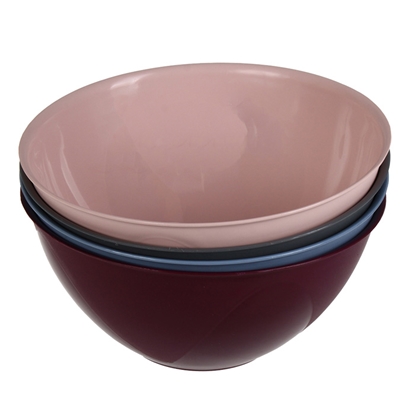 Изображение Bļoda salātu d24.5cm, 2.5l, kvadrātveida, plastmasas krāsain