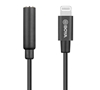 Picture of BOYA BY-K3 mobile phone cable Black 3.5mm Lightning