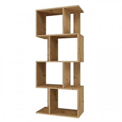 Attēls no Bookcase FIESTA 4P 59.5x30x140 cm, artisan oak