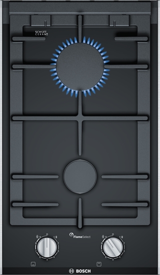 Picture of Bosch PRB3A6B70 hob Black Built-in Gas 2 zone(s)