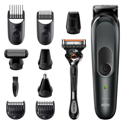 Изображение Braun | All-in-one trimmer | MGK 7321 | Cordless | Number of length steps 13 | Black